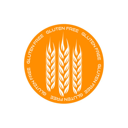 Gluten free iconのイラスト素材