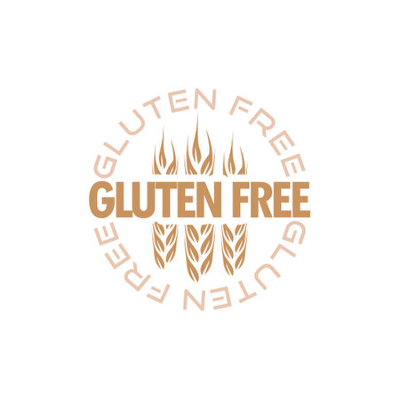 Gluten free circle iconのイラスト素材