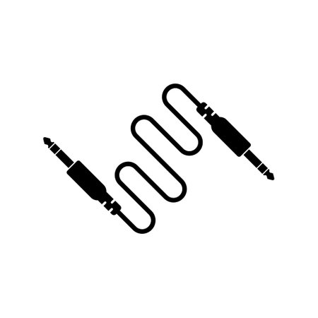 Audio jack iconのイラスト素材