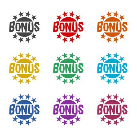 Bonus color setのイラスト素材