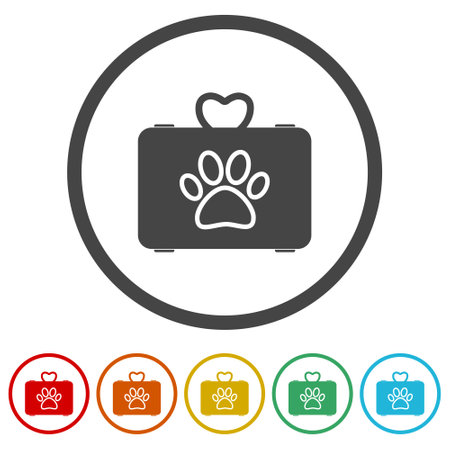 Veterinary ring iconのイラスト素材