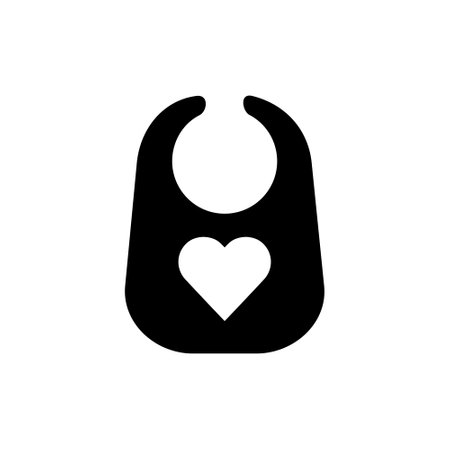 Baby bib iconのイラスト素材