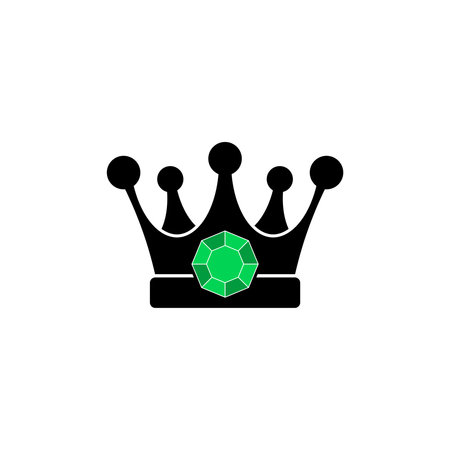 Crown logo king royal iconのイラスト素材