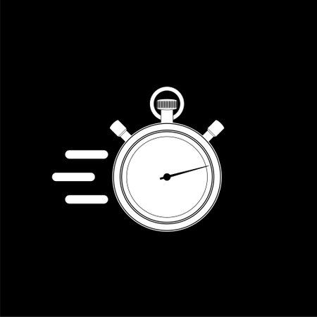 Stopwatch icon dark