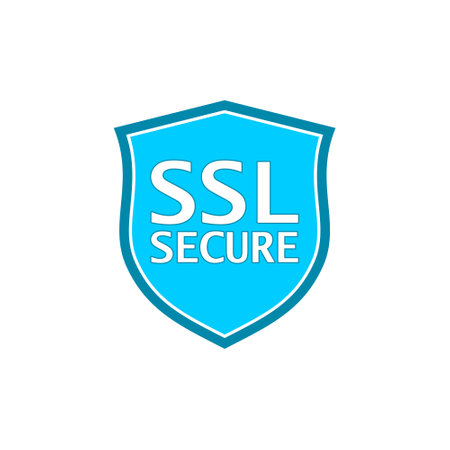 SSL shield iconのイラスト素材