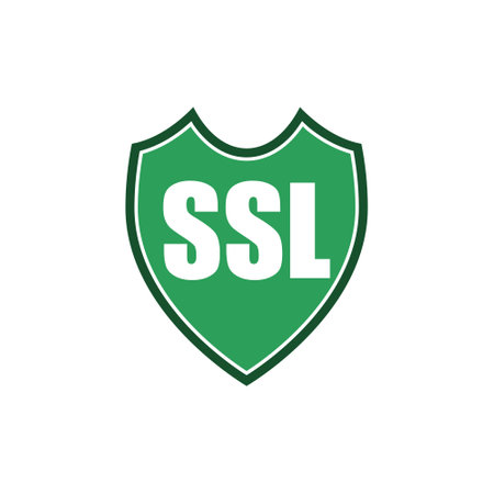 SSL shield iconのイラスト素材