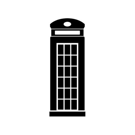 Telephone booth iconのイラスト素材