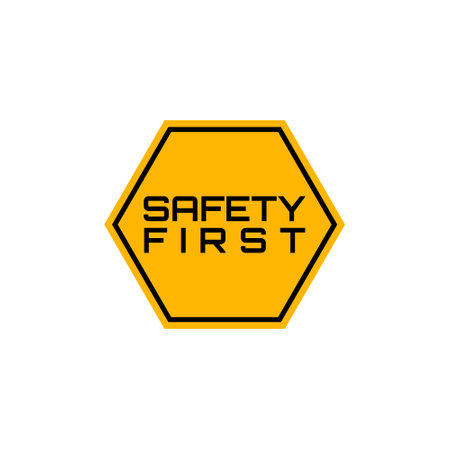 Safety first iconのイラスト素材