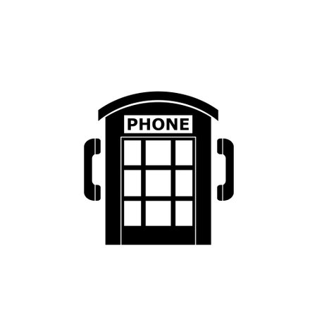 Telephone booth iconのイラスト素材
