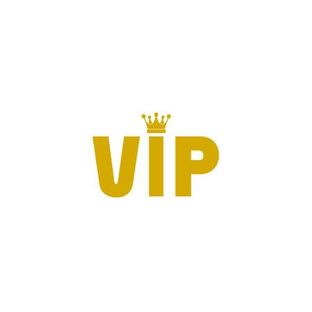 VIP crown iconのイラスト素材