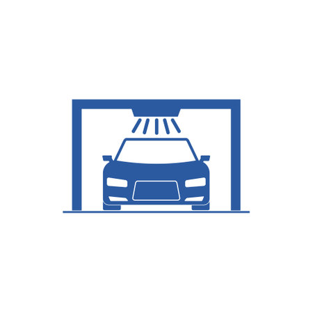 Car wash iconのイラスト素材