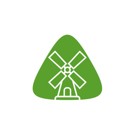 Windmill old iconのイラスト素材