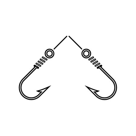 Fishing hook iconのイラスト素材