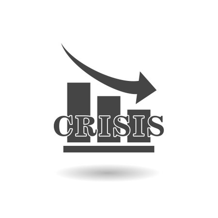 Crisis shadow iconのイラスト素材