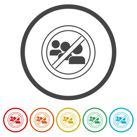 No queue icon ringのイラスト素材
