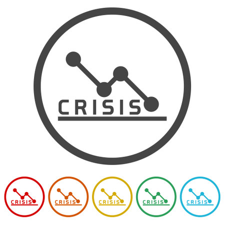 Crisis ring iconのイラスト素材
