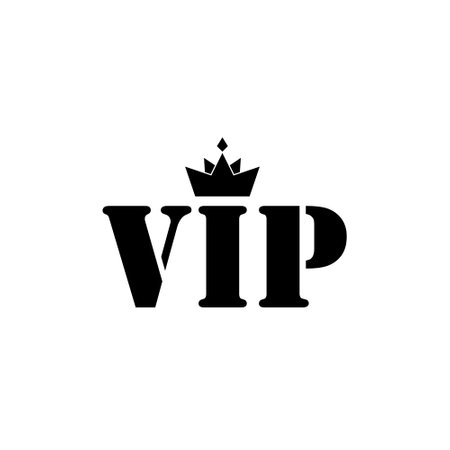 Vip crown iconのイラスト素材