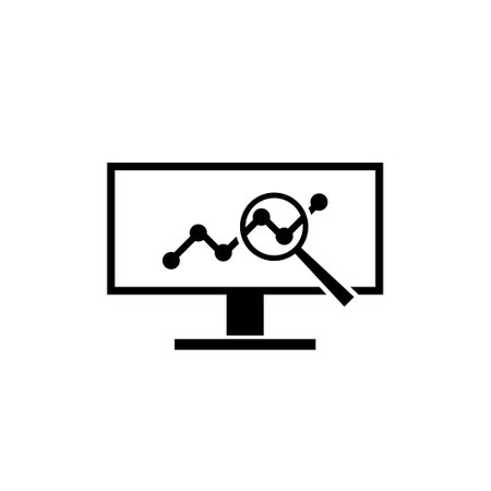 Monitoring iconのイラスト素材