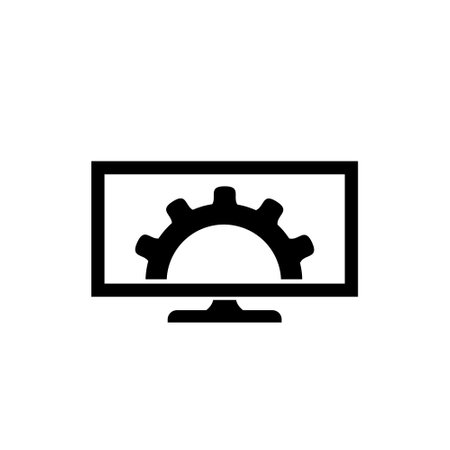 Monitoring iconのイラスト素材
