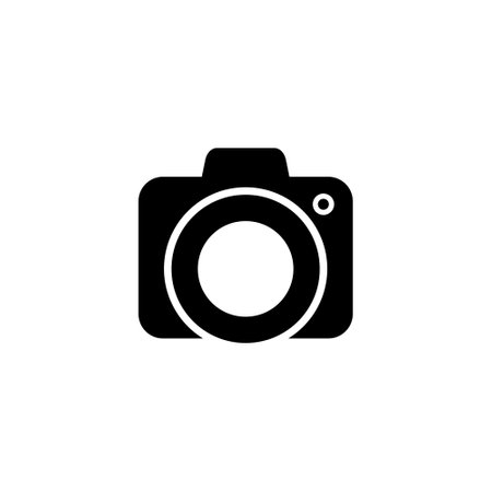 Photo Camera Iconのイラスト素材