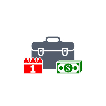 Employee Wages iconのイラスト素材
