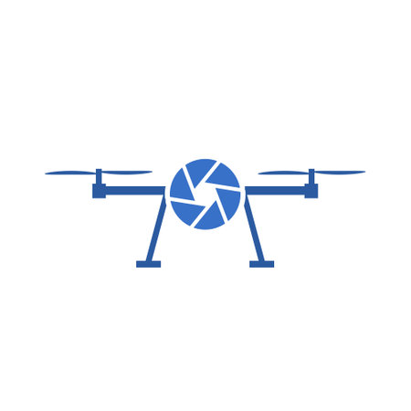 Drone lens iconのイラスト素材