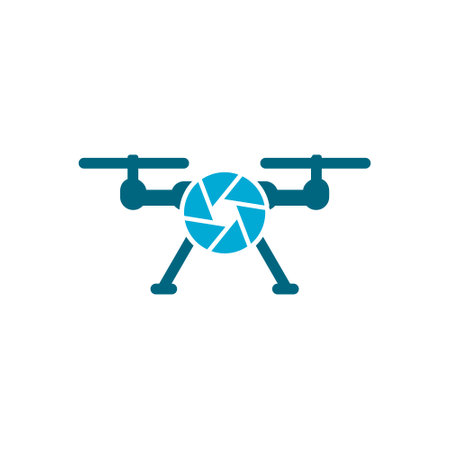 Drone lens iconのイラスト素材