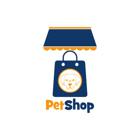 Pet shop iconのイラスト素材