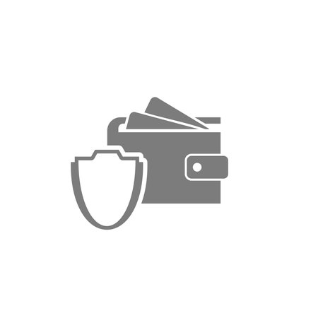 Online shopping safety iconのイラスト素材