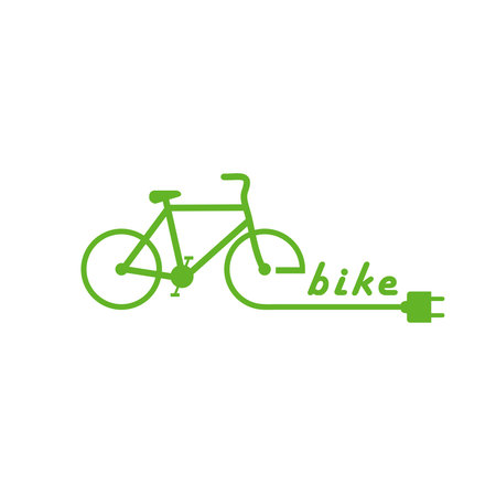 E-bike iconのイラスト素材