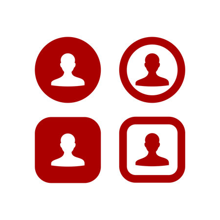 User profile login or access authentication iconのイラスト素材