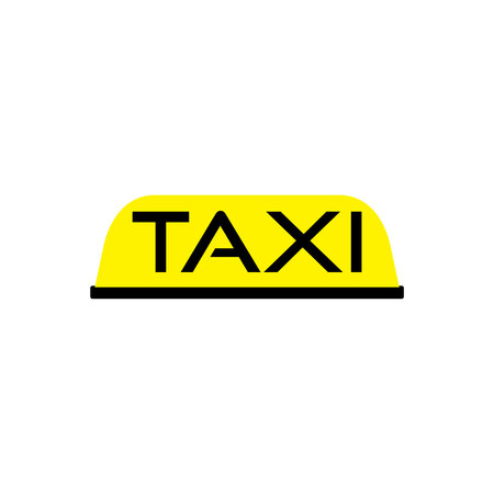 Taxi sign for car iconのイラスト素材