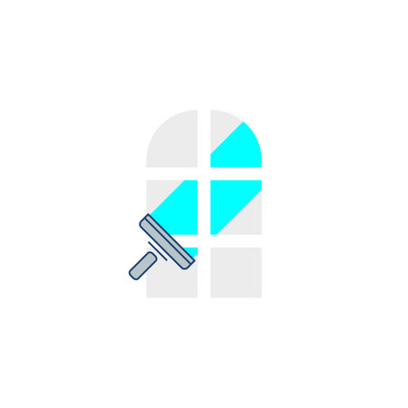 Window cleaning 2022 iconのイラスト素材