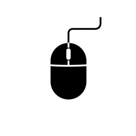 Computer mouse iconのイラスト素材