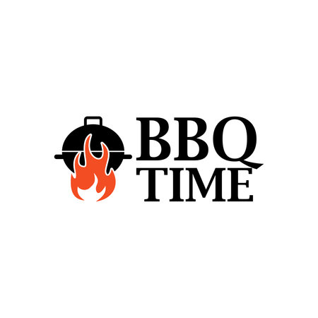 BBQ time iconのイラスト素材