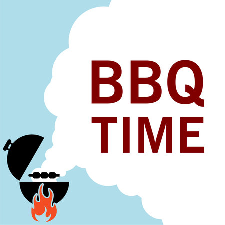 BBQ time iconのイラスト素材