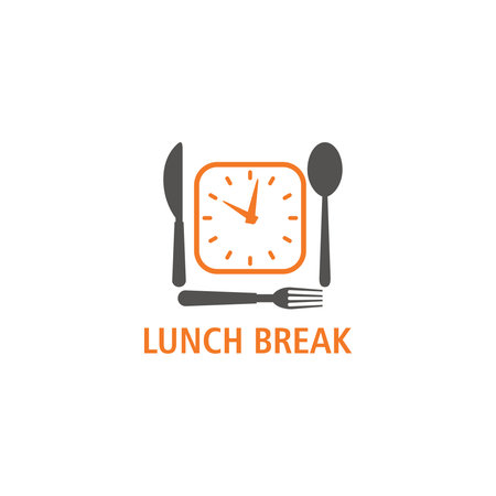 Lunch break iconのイラスト素材