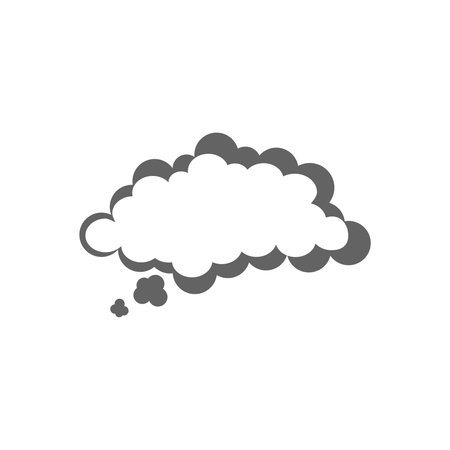 Thought cloud iconのイラスト素材