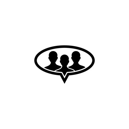 Discussion Group logoのイラスト素材