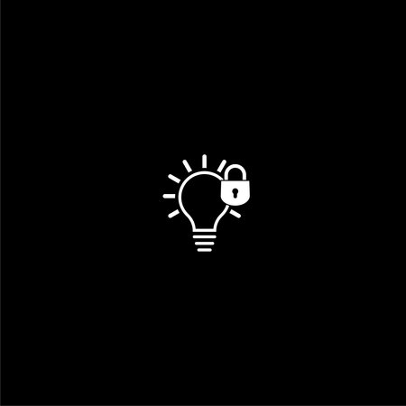 Patent idea icon darkのイラスト素材