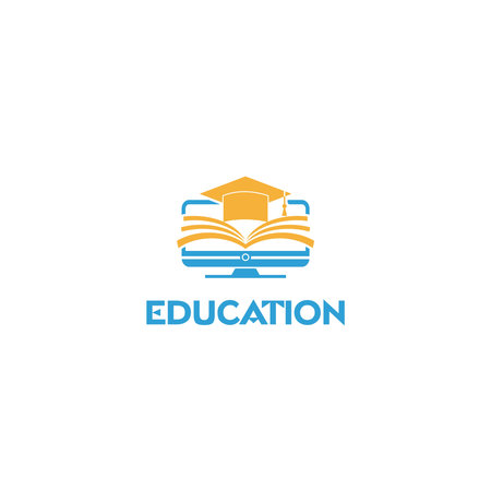 Online education logoのイラスト素材
