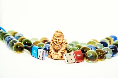 Buddhist monk and modern technology