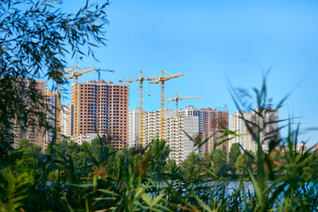 New building in a great location near the lake