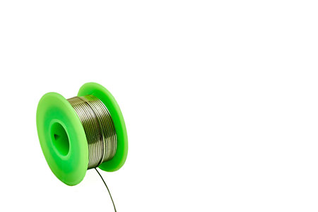 a low melting alloy, especially one based on lead and tin or, (for higher temperatures, on brass or silverの写真素材