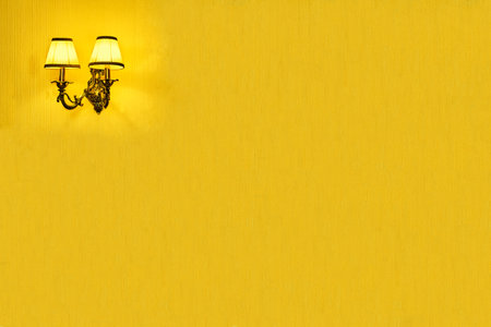 a device for giving light, either one consisting of an electric bulの写真素材