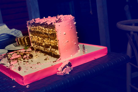 a marriage ceremony, especially considered as including the associated celebrationsの写真素材