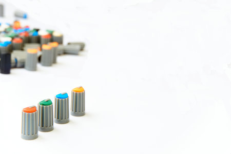 a rounded lump or ball, especially at the end or on the surface of somethingの写真素材