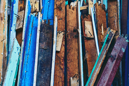 old or discarded articles that are considered useless or of little valueの写真素材