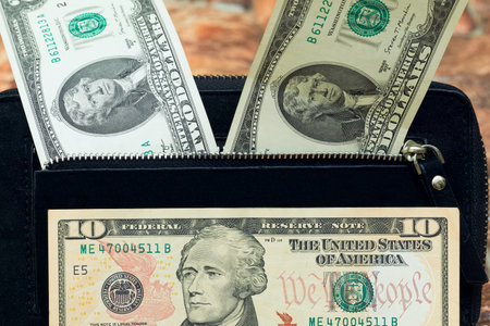 a system of money in general use in a particular countryの写真素材