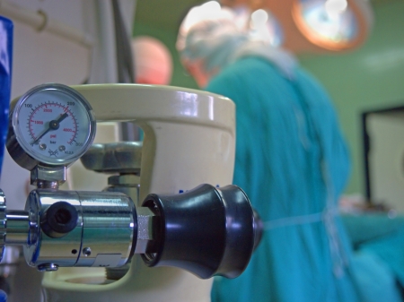 Instrument for oxygen at surgeryのeditorial素材